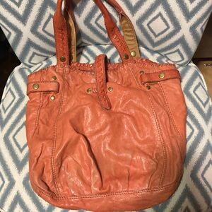 Lucky Brand Stylish Leather  Bag as is